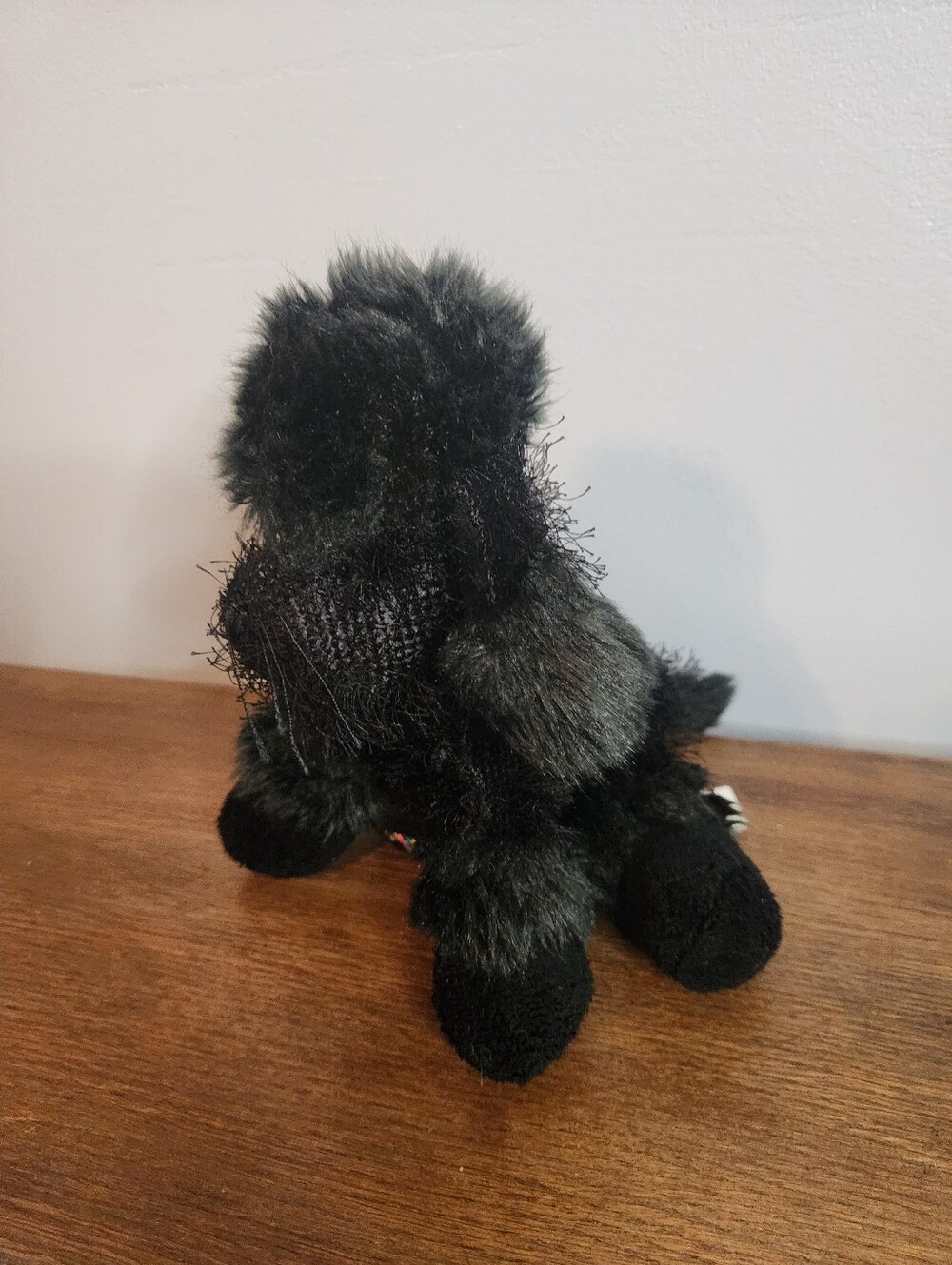GANZ Webkinz Black Poodle Plush Stuffed Animal No Code #HM191